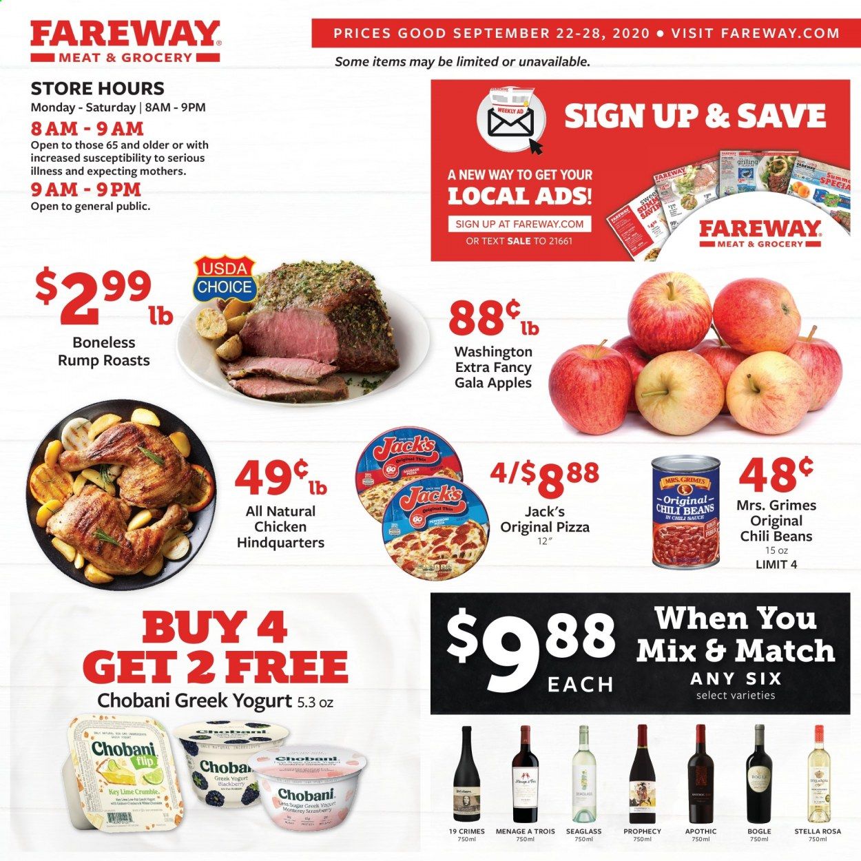 Fareway Weekly Ad Flyer September 22 to September 28