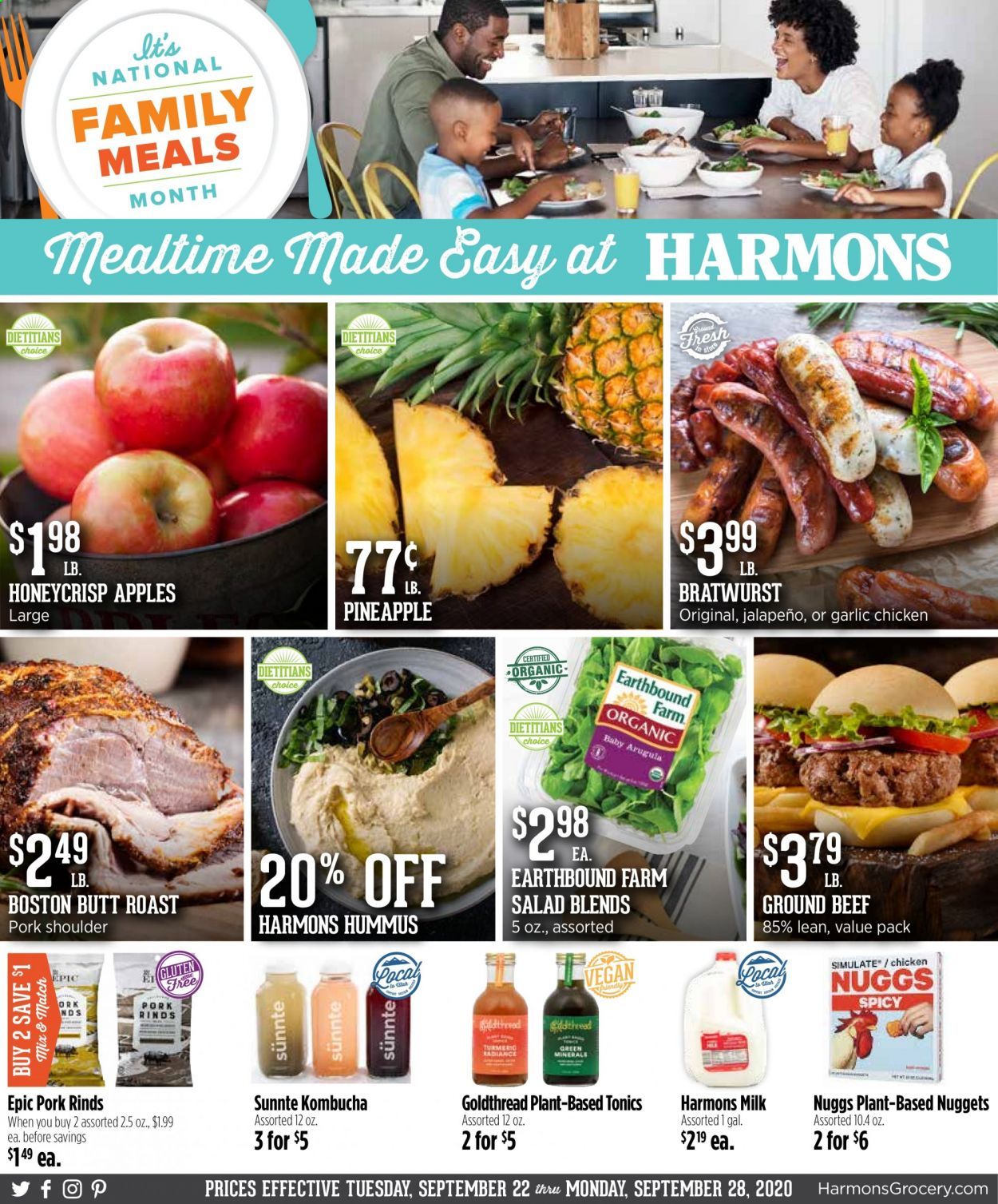 Harmons Weekly Ad Flyer September 22 to September 28