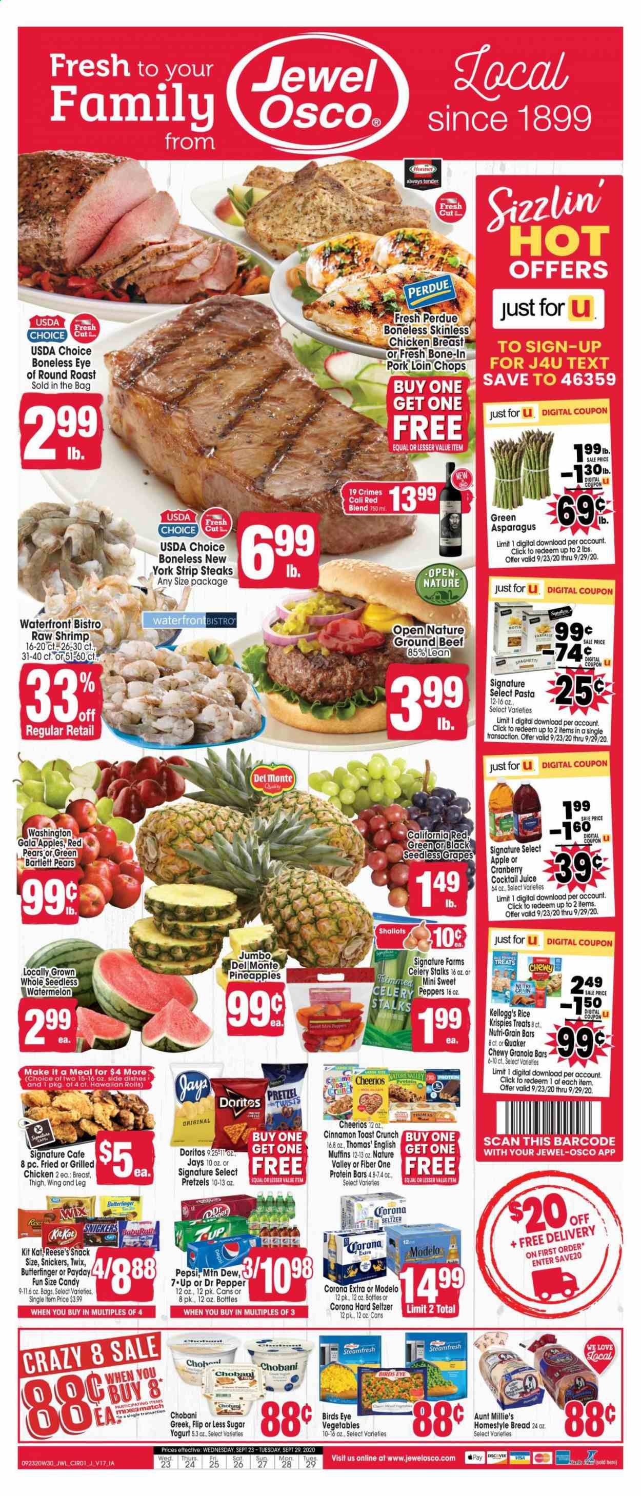 Jewel Osco (IA) Weekly Ad Flyer September 23 to September 29