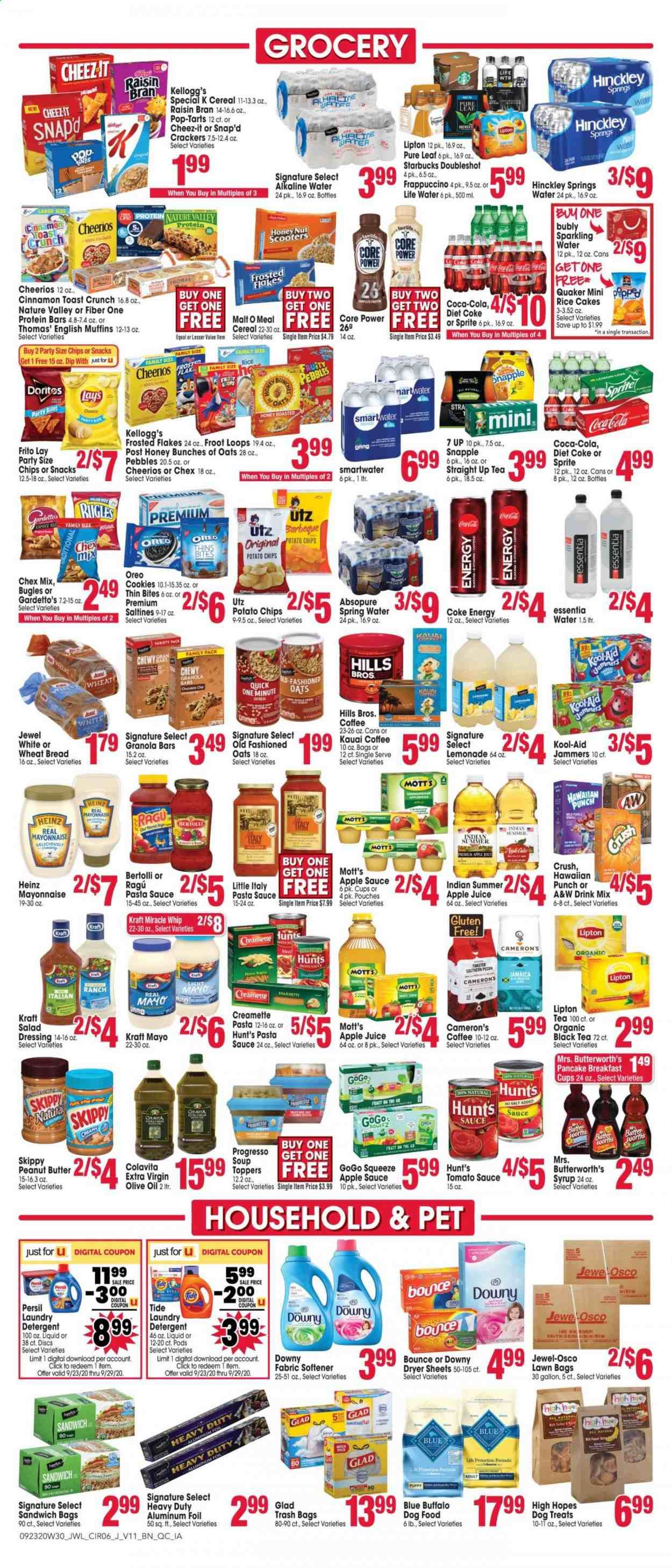 Jewel Osco (IA) Weekly Ad Flyer September 23 to September 29