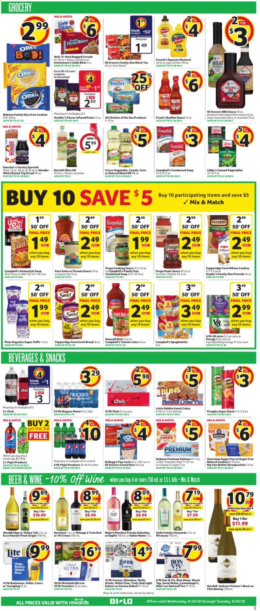 BI-LO Weekly Ad Flyer September 23 to September 29