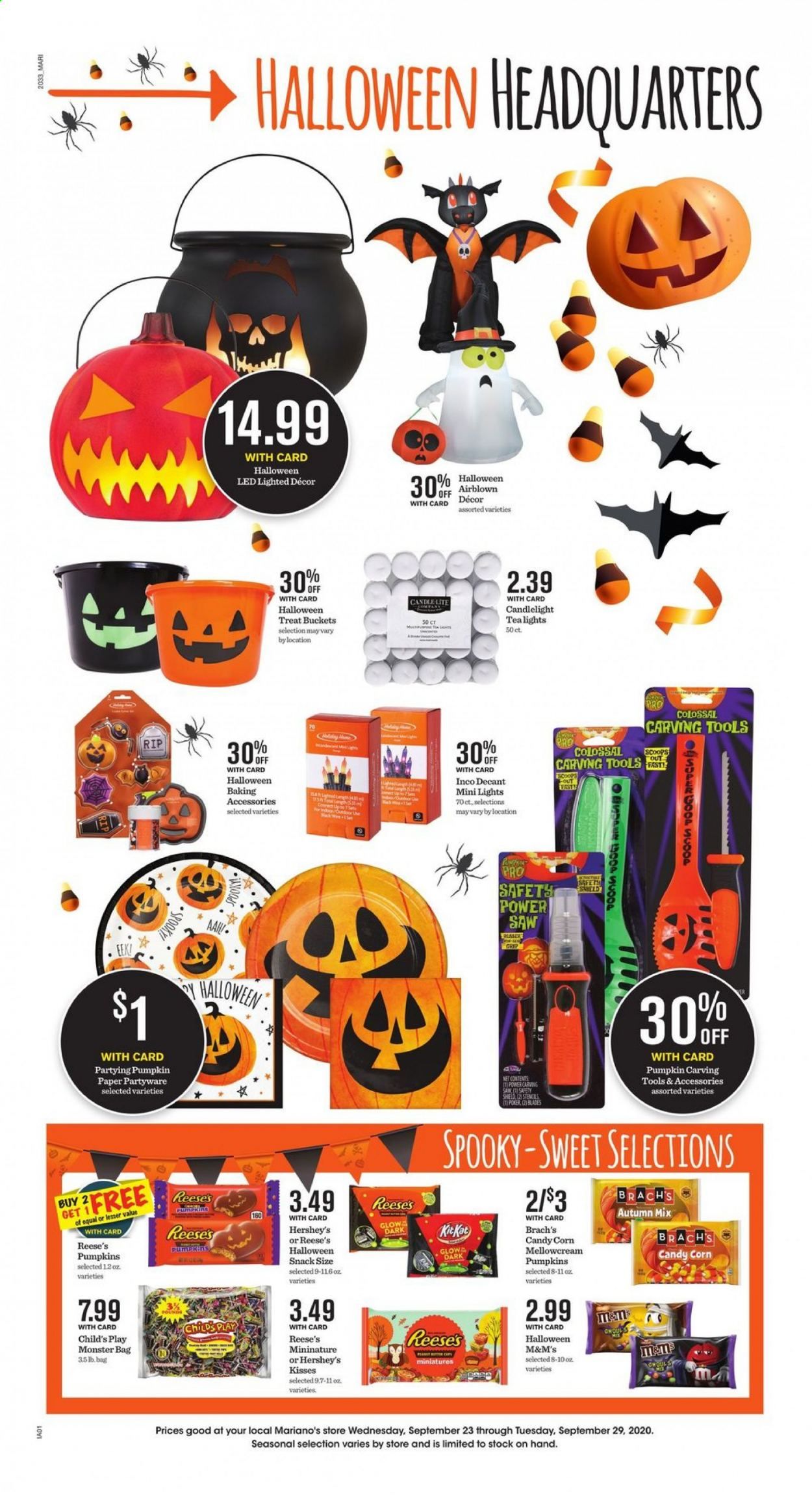 Mariano’s Weekly Ad Flyer September 23 to September 29