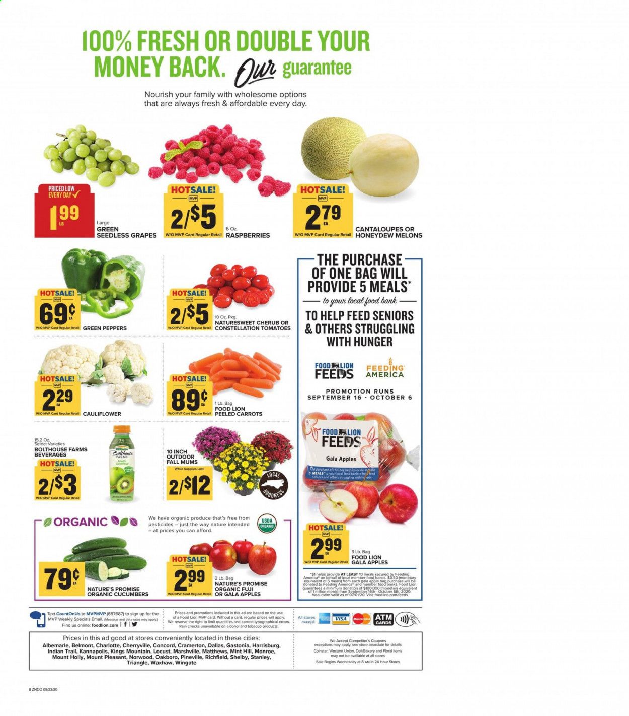 Food Lion (NC) Weekly Ad Flyer September 23 to September 29