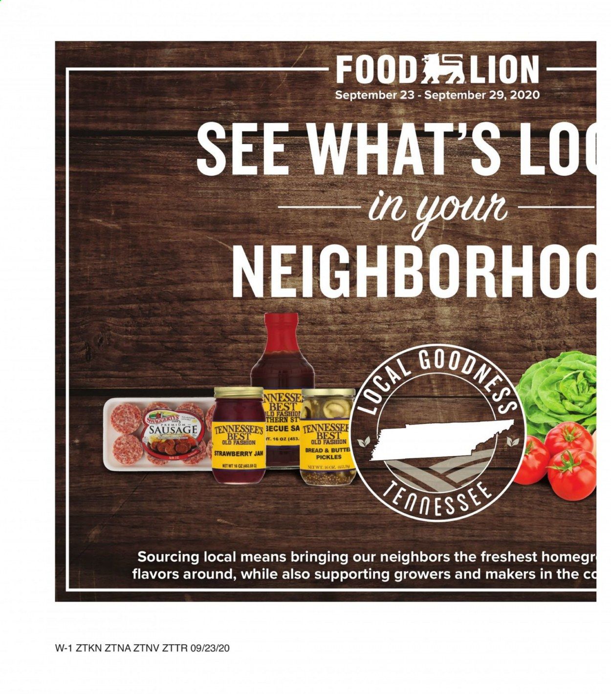 Food Lion (TN) Weekly Ad Flyer September 23 to September 29