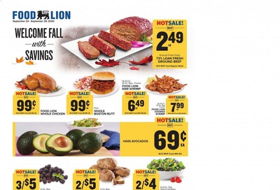 Food Lion (SC) Weekly Ad Flyer September 23 to September 29