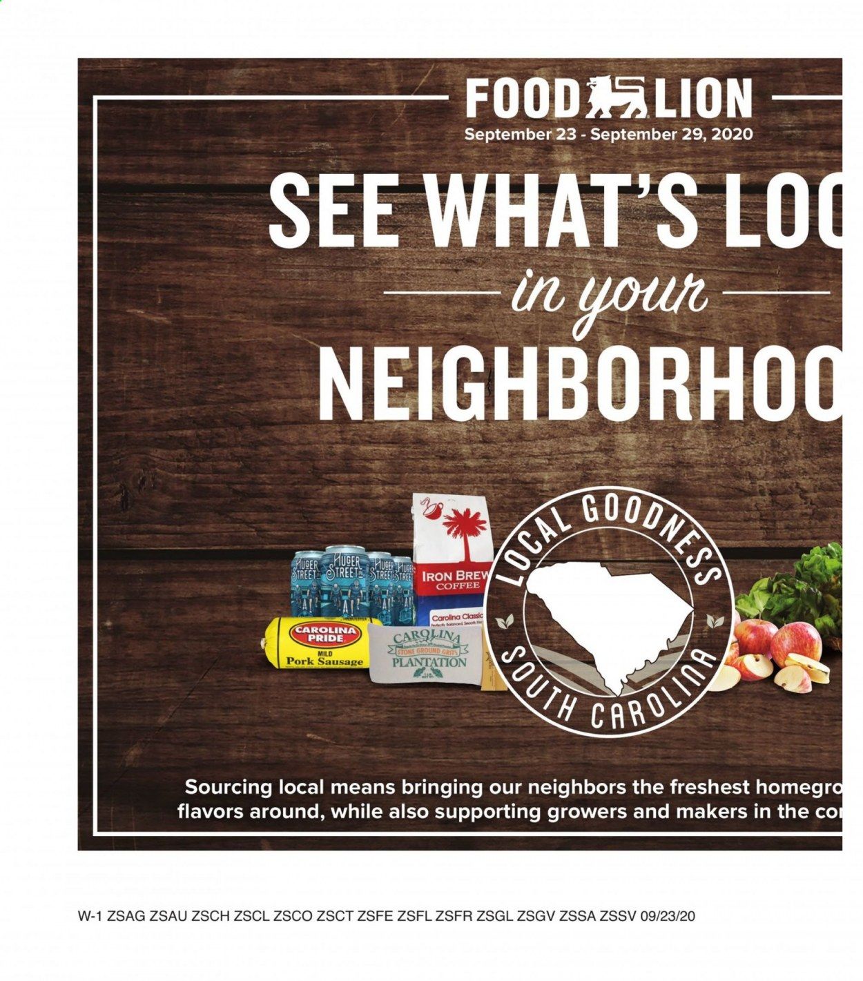 Food Lion (SC) Weekly Ad Flyer September 23 to September 29