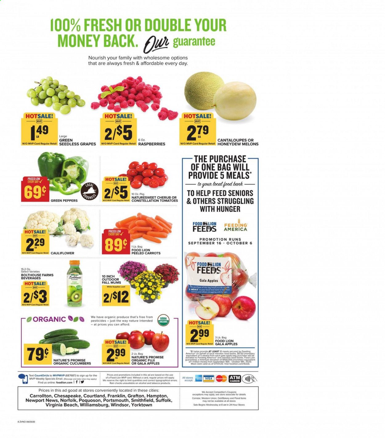 Food Lion (VA) Weekly Ad Flyer September 23 to September 29