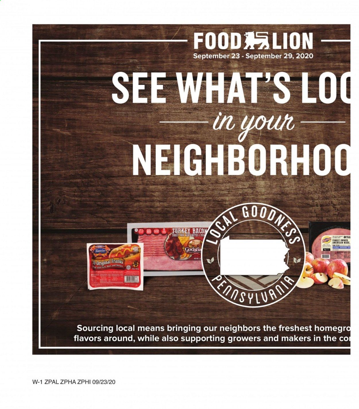 Food Lion (PA) Weekly Ad Flyer September 23 to September 29