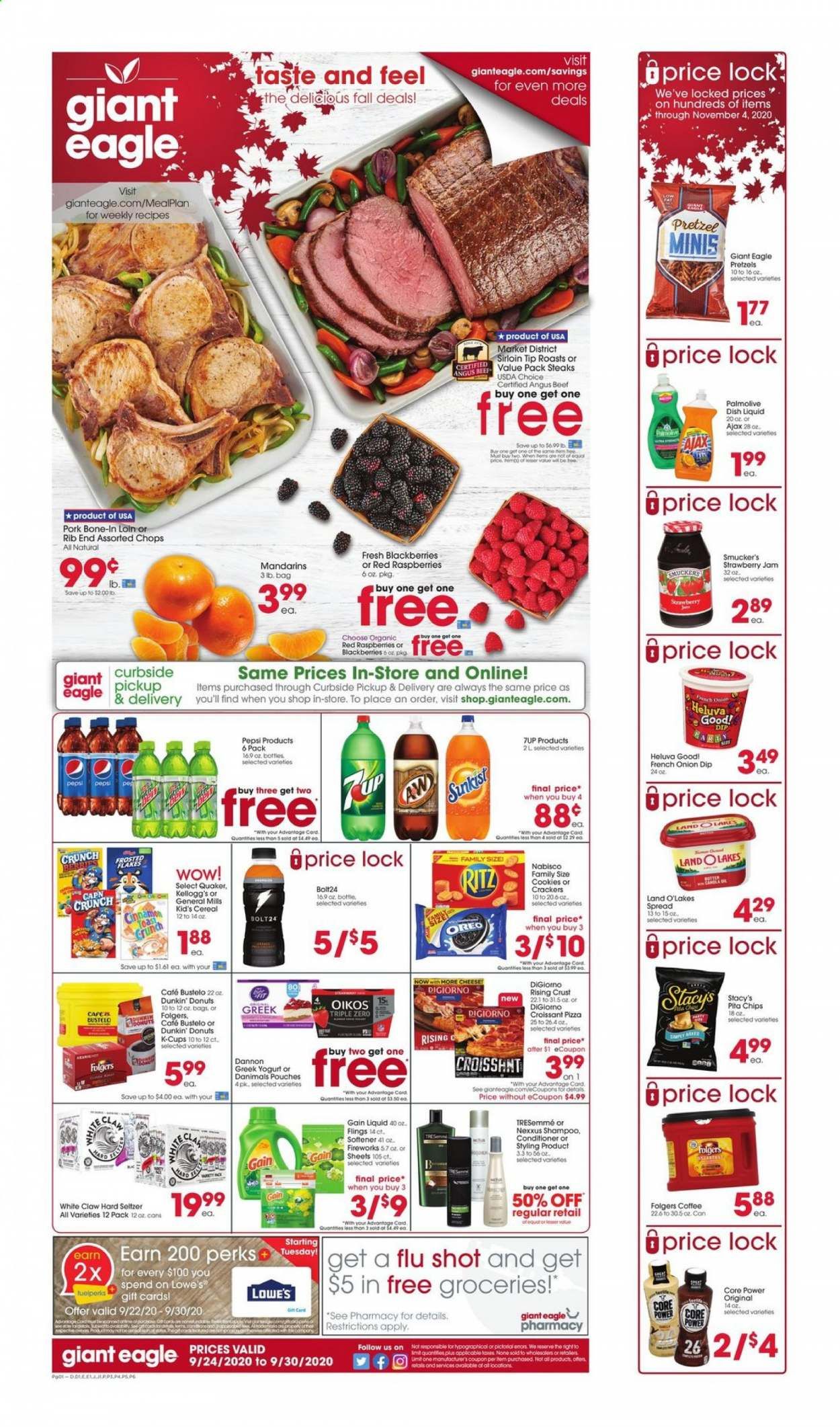 Giant Eagle Weekly Ad Flyer September 24 to September 30
