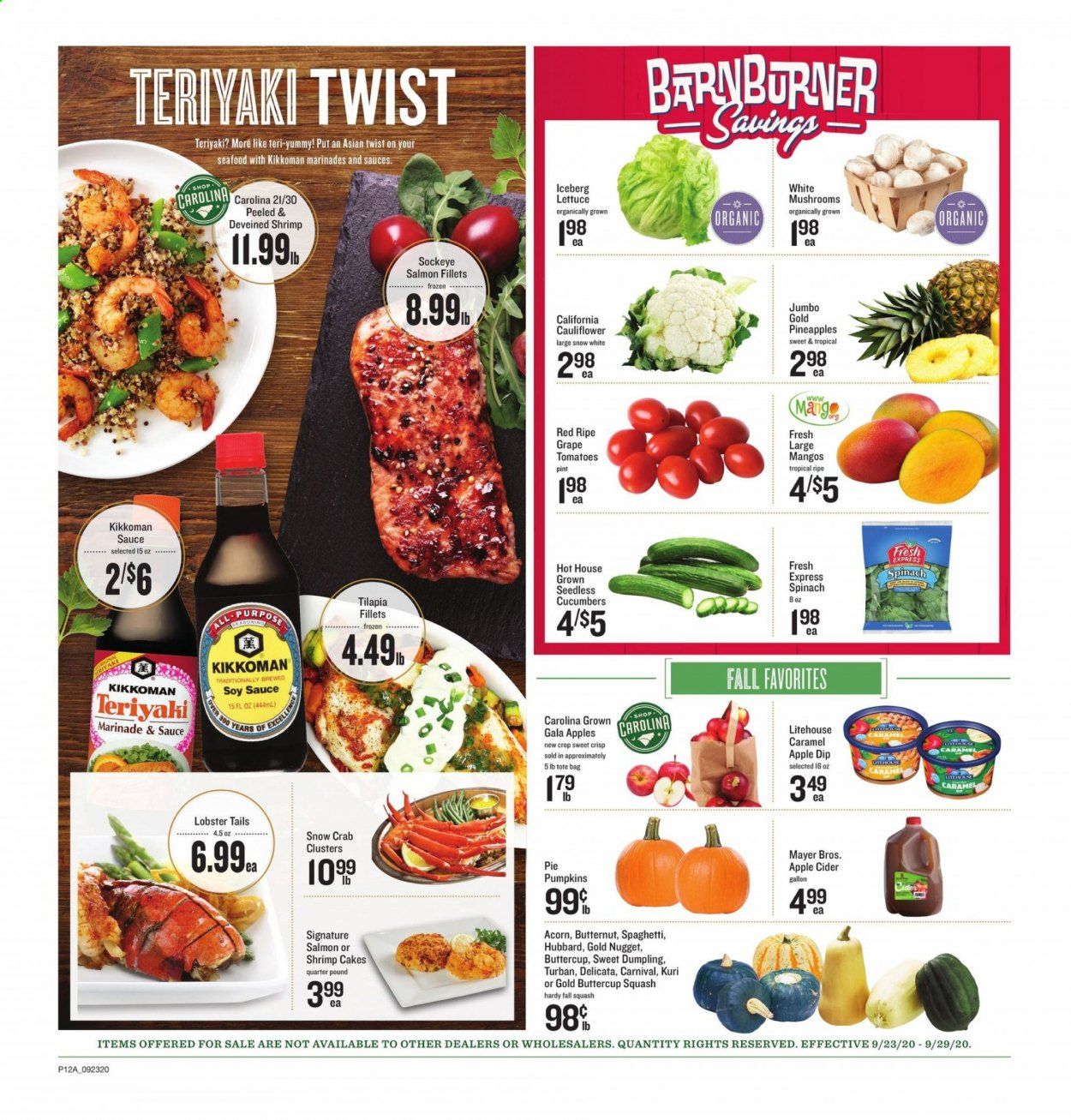 Lowes Foods Weekly Ad Flyer September 23 to September 29