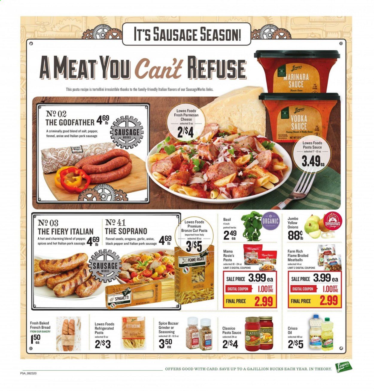 Lowes Foods Weekly Ad Flyer September 23 to September 29