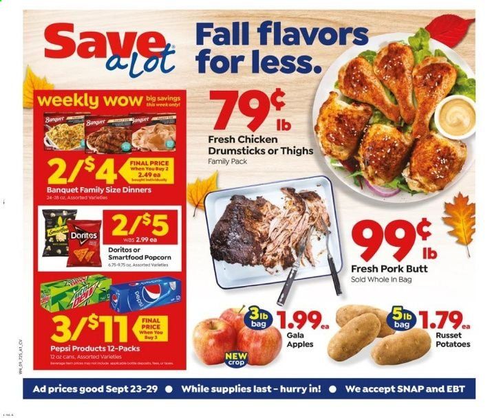 Save a Lot Weekly Ad Flyer September 23 to September 29