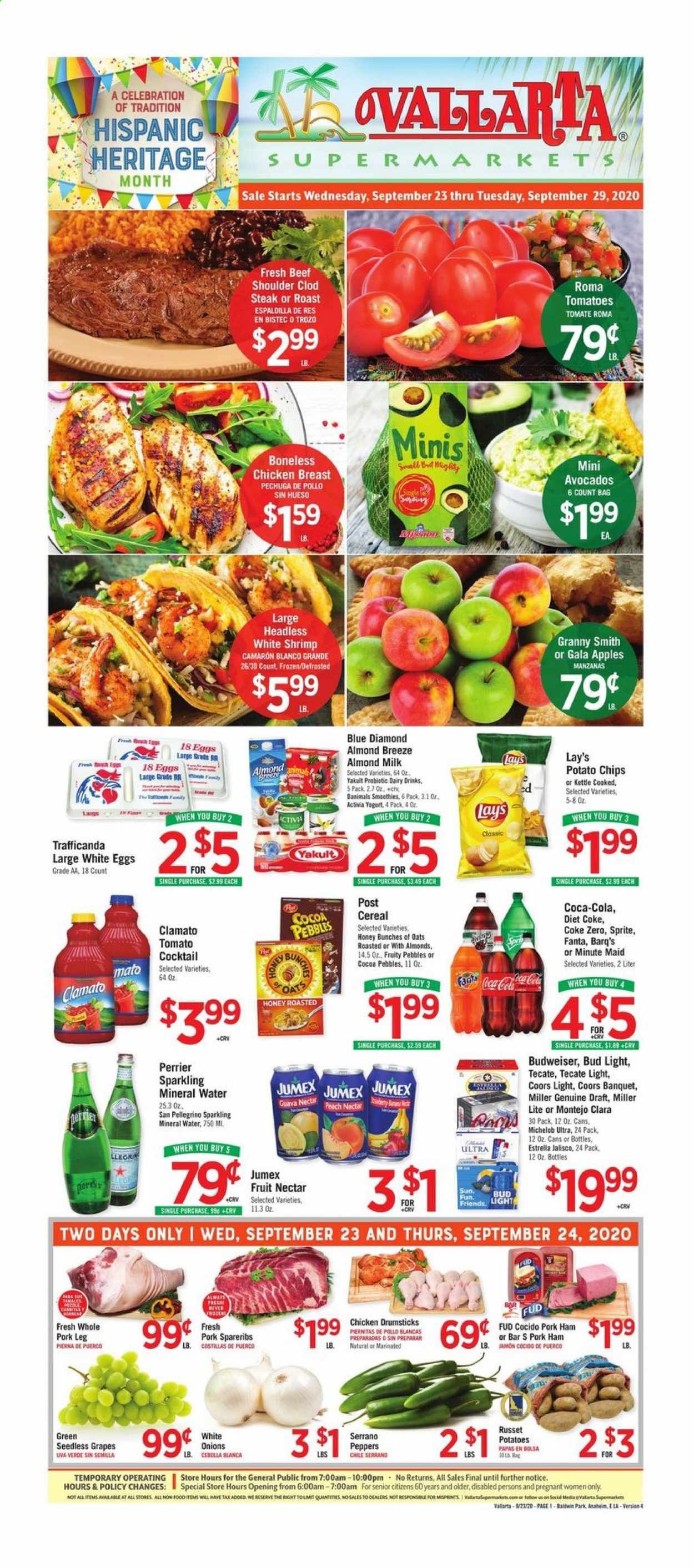Vallarta Weekly Ad Flyer September 23 to September 29