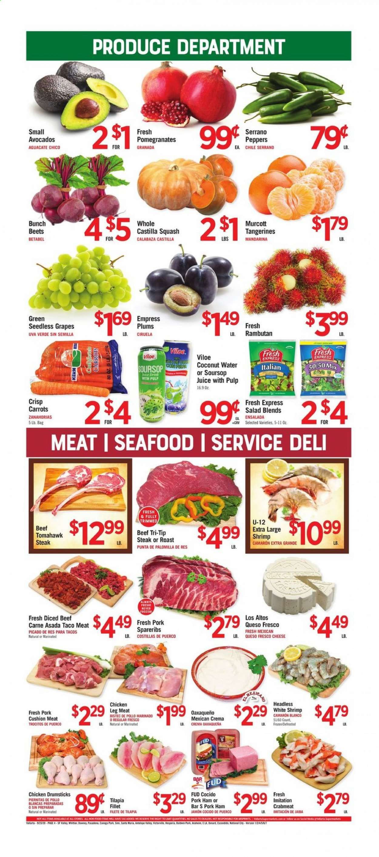 Vallarta Weekly Ad Flyer September 23 to September 29