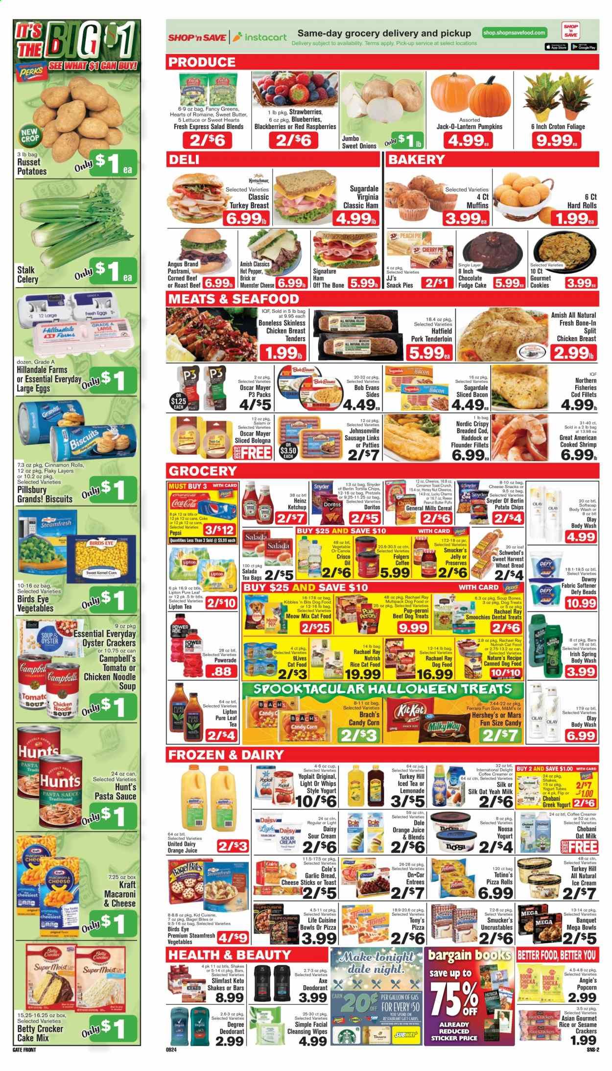 Shop ‘n Save (Pittsburgh) (MD, NY, OH, PA) Weekly Ad Flyer September 24 to September 30