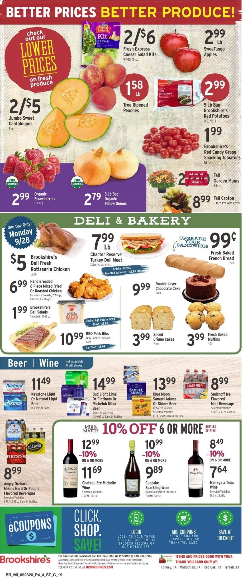 Brookshires Weekly Ad Flyer September 23 to September 29
