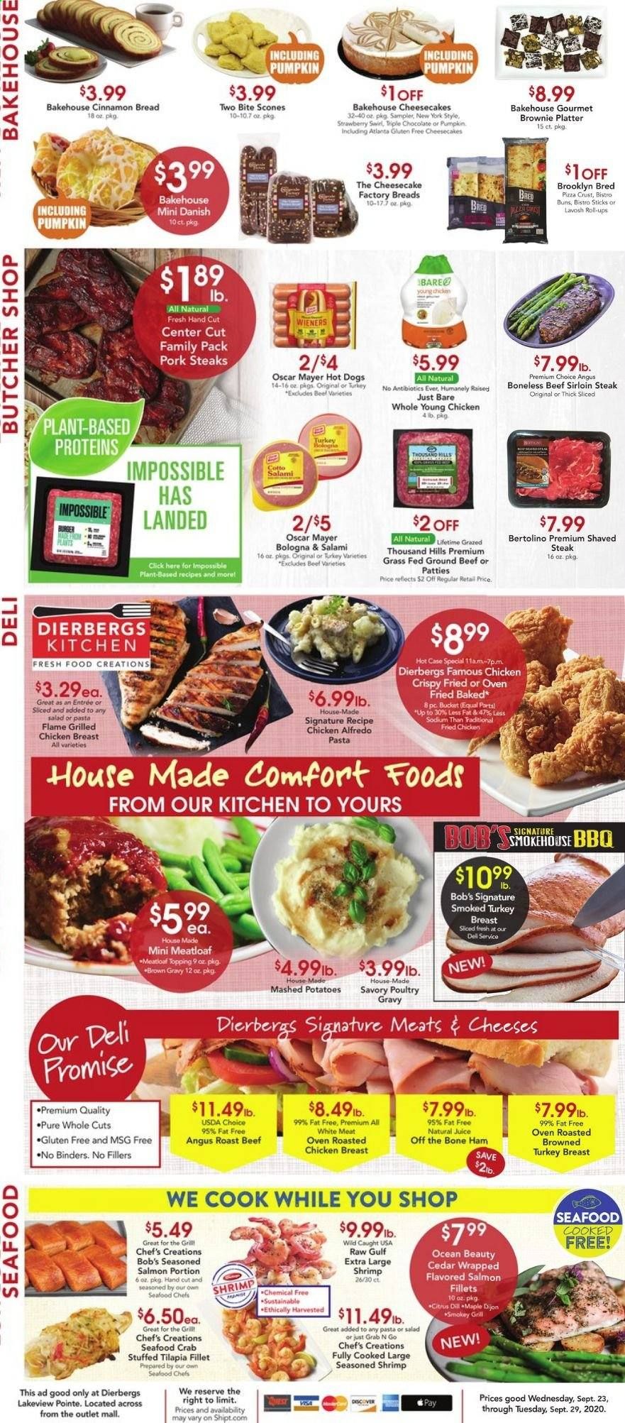 Dierbergs (MO) Weekly Ad Flyer September 23 to September 29