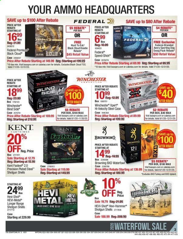 Cabela's Weekly Ad Flyer September 24 to October 14