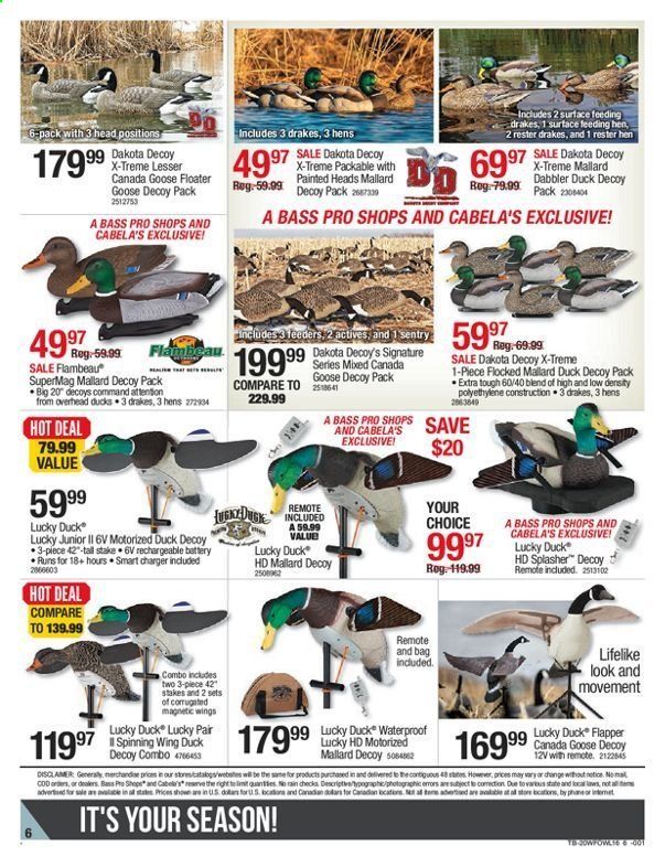 Cabela's Weekly Ad Flyer September 24 to October 14