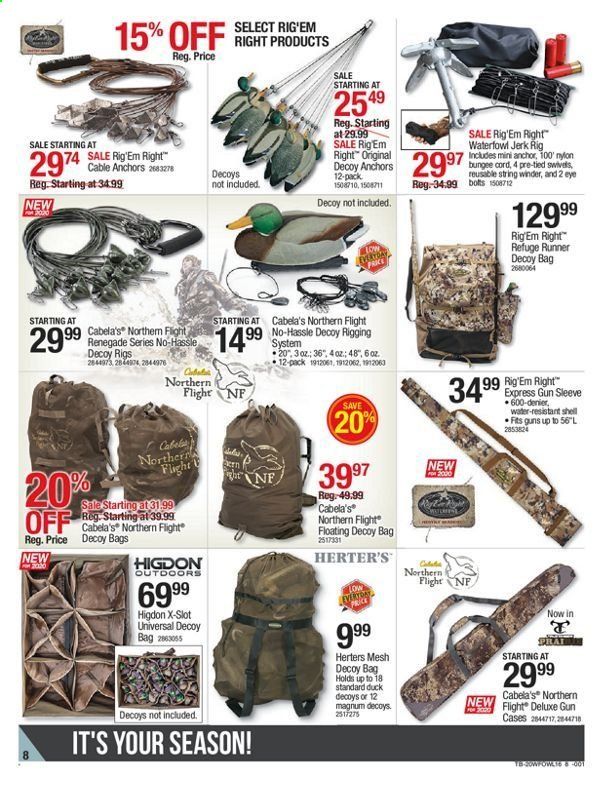 Cabela's Weekly Ad Flyer September 24 to October 14