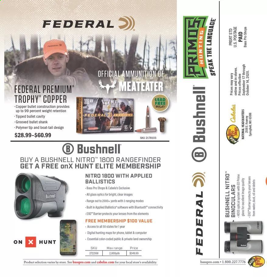 Cabela's Weekly Ad Flyer September 17 to October 14