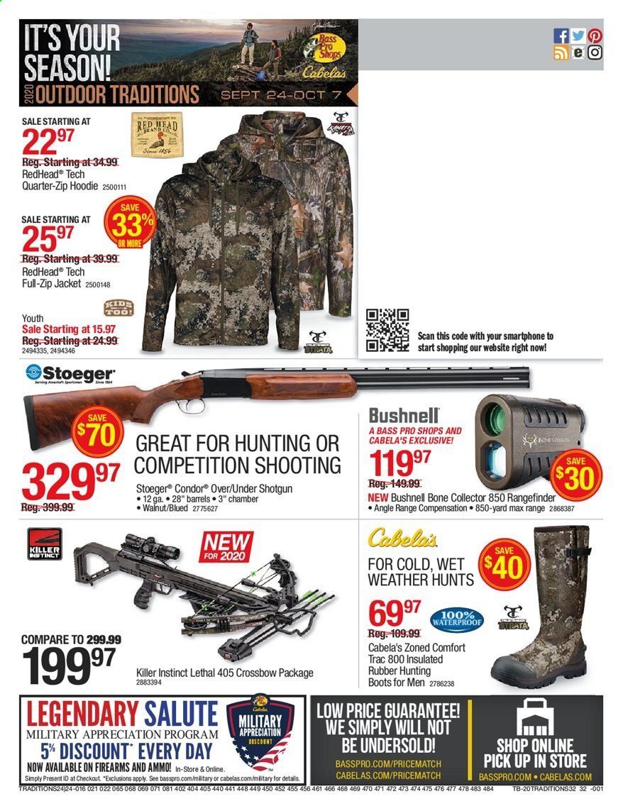 Cabela's Weekly Ad Flyer September 24 to October 7