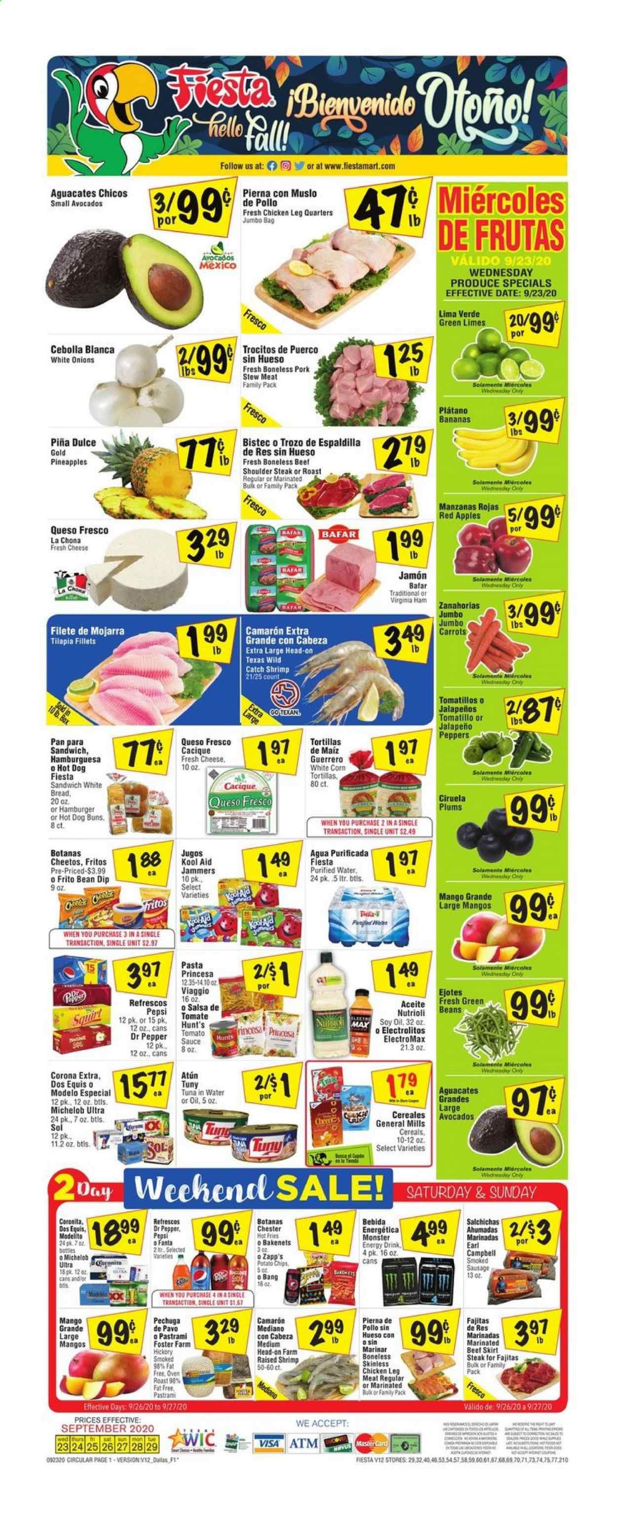 Fiesta Mart Weekly Ad Flyer September 23 to September 29