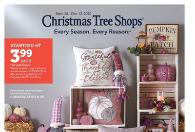 Christmas Tree Shops Weekly Ad Flyer September 24 to October 12