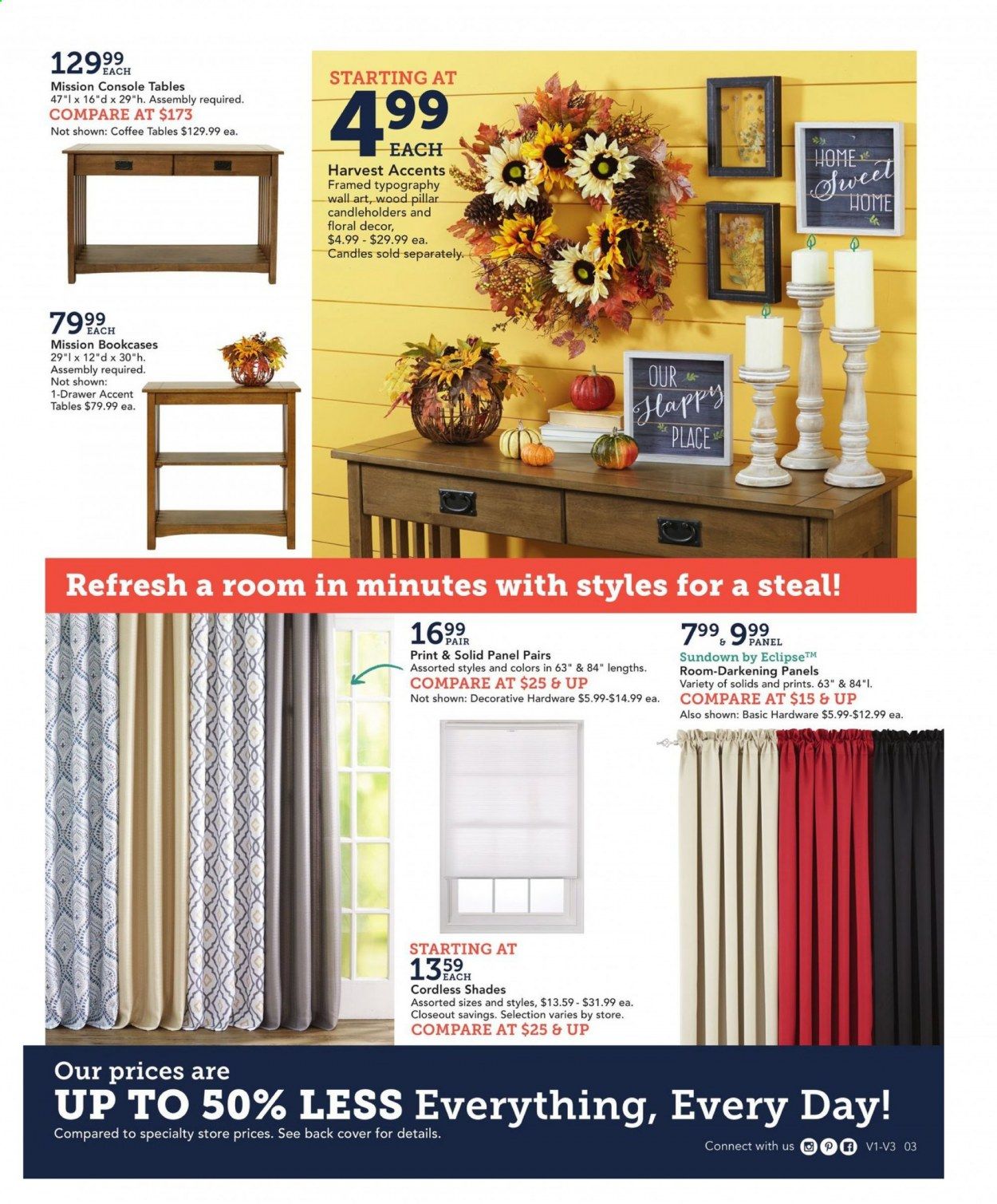 Christmas Tree Shops Weekly Ad Flyer September 24 to October 12