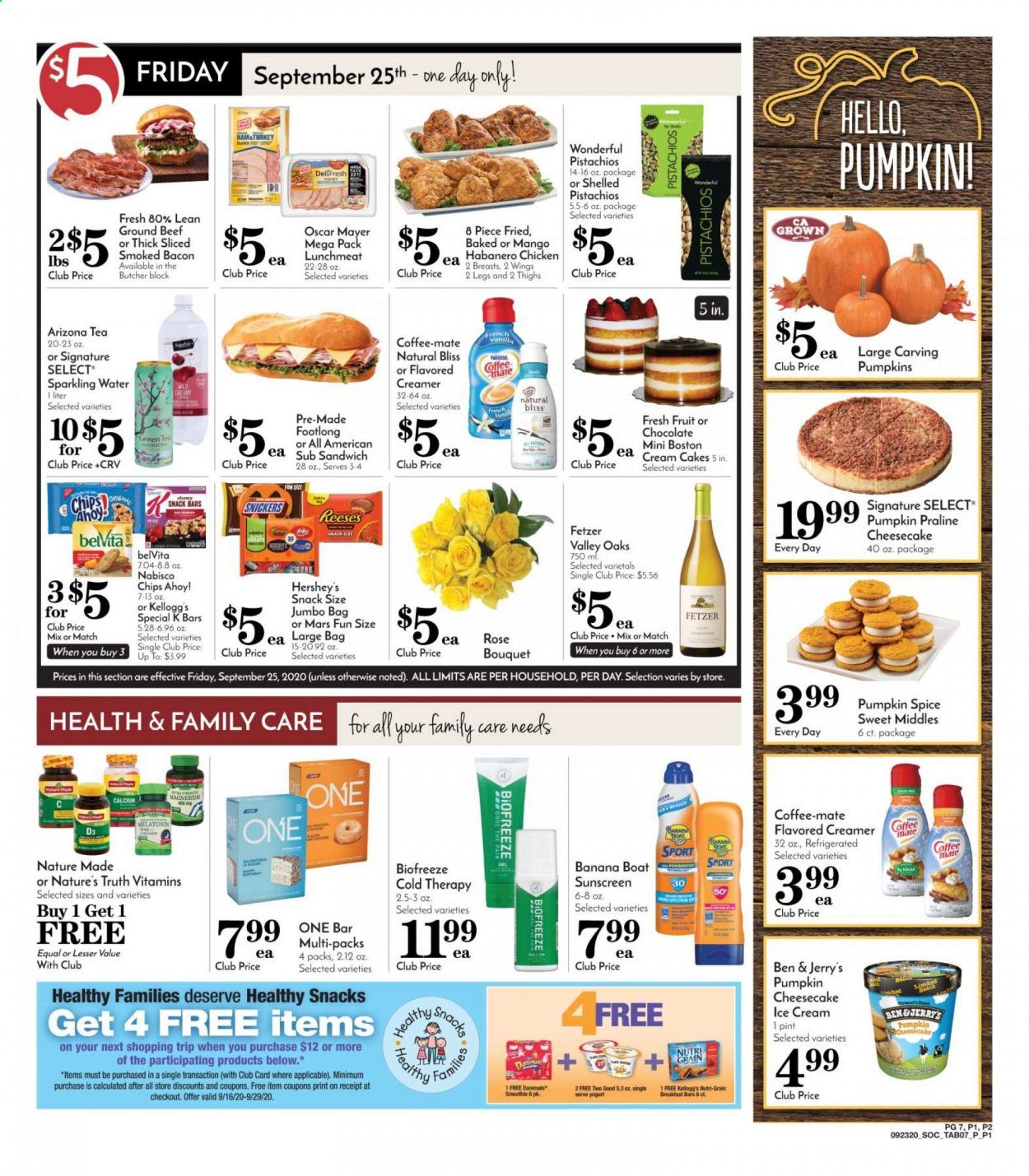Pavilions Weekly Ad Flyer September 23 to September 29