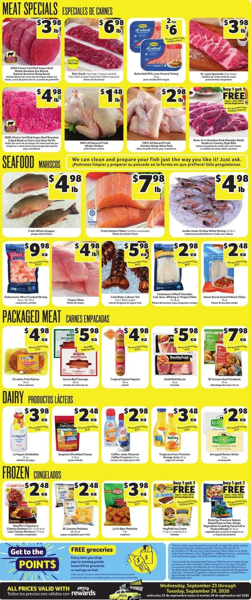 Fresco y Más Weekly Ad Flyer September 23 to September 29