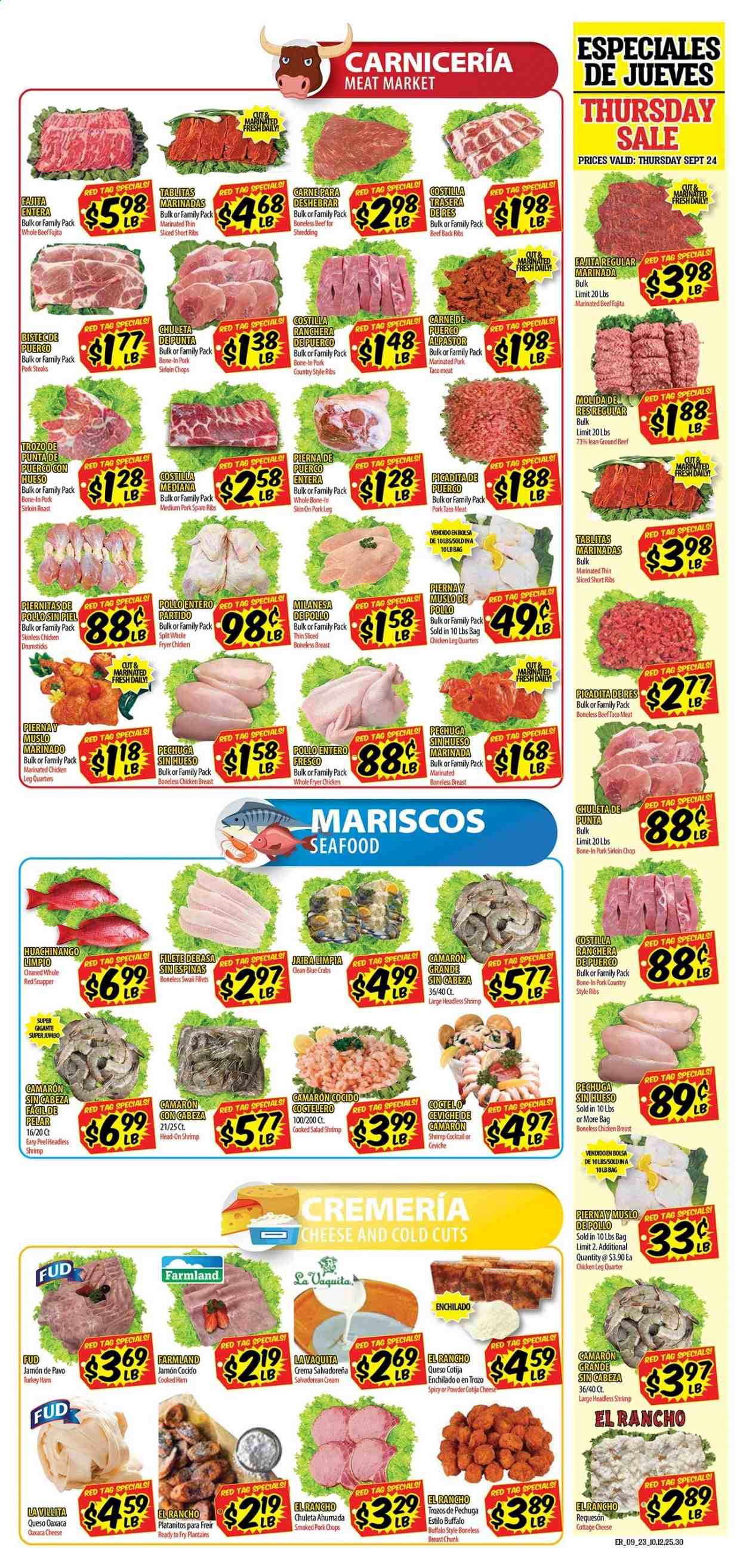 El Rancho Weekly Ad Flyer September 23 to September 29
