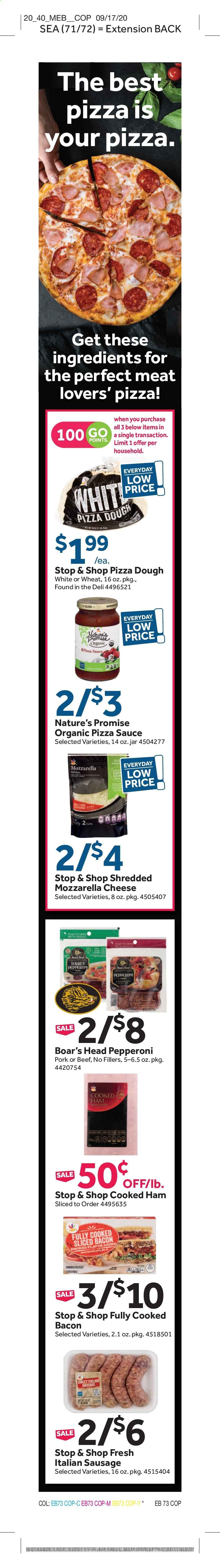 Stop & Shop (NY) Weekly Ad Flyer September 25 to October 1