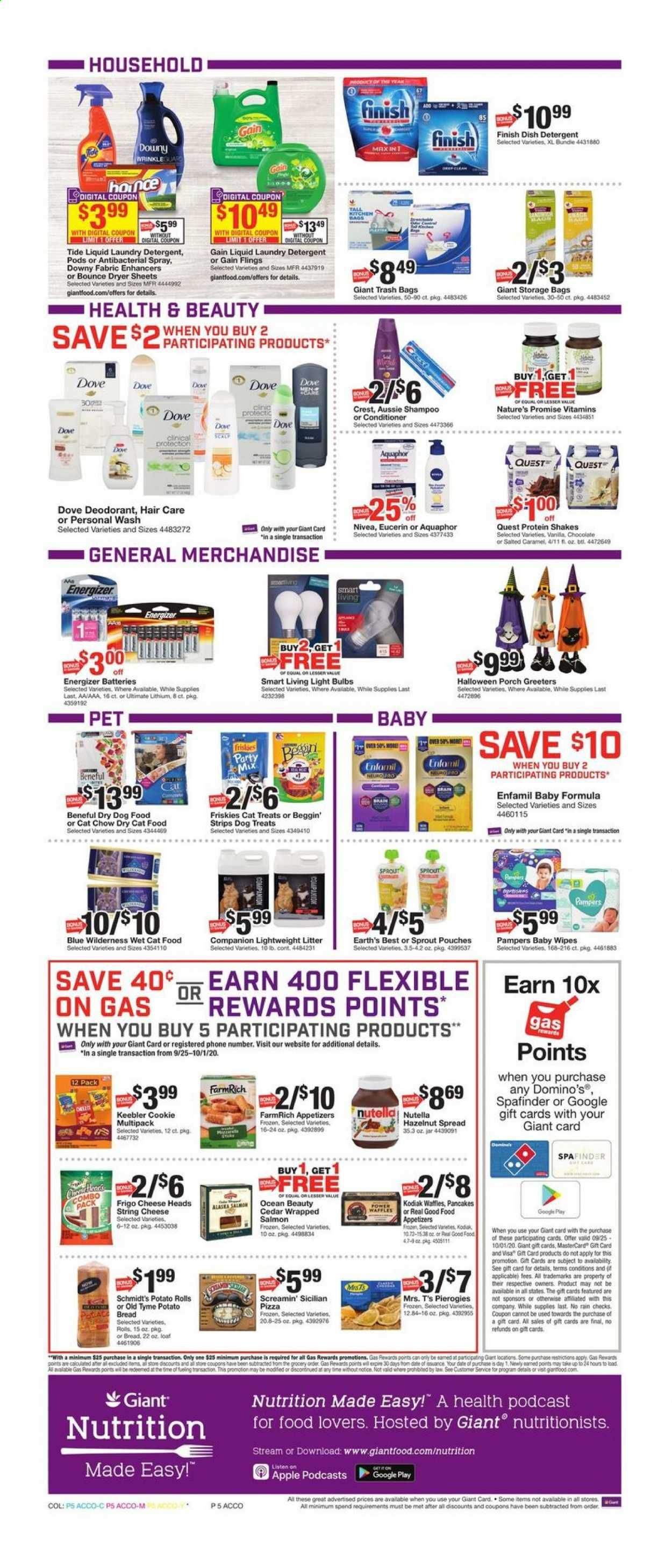 Giant Food Weekly Ad Flyer September 25 to October 1