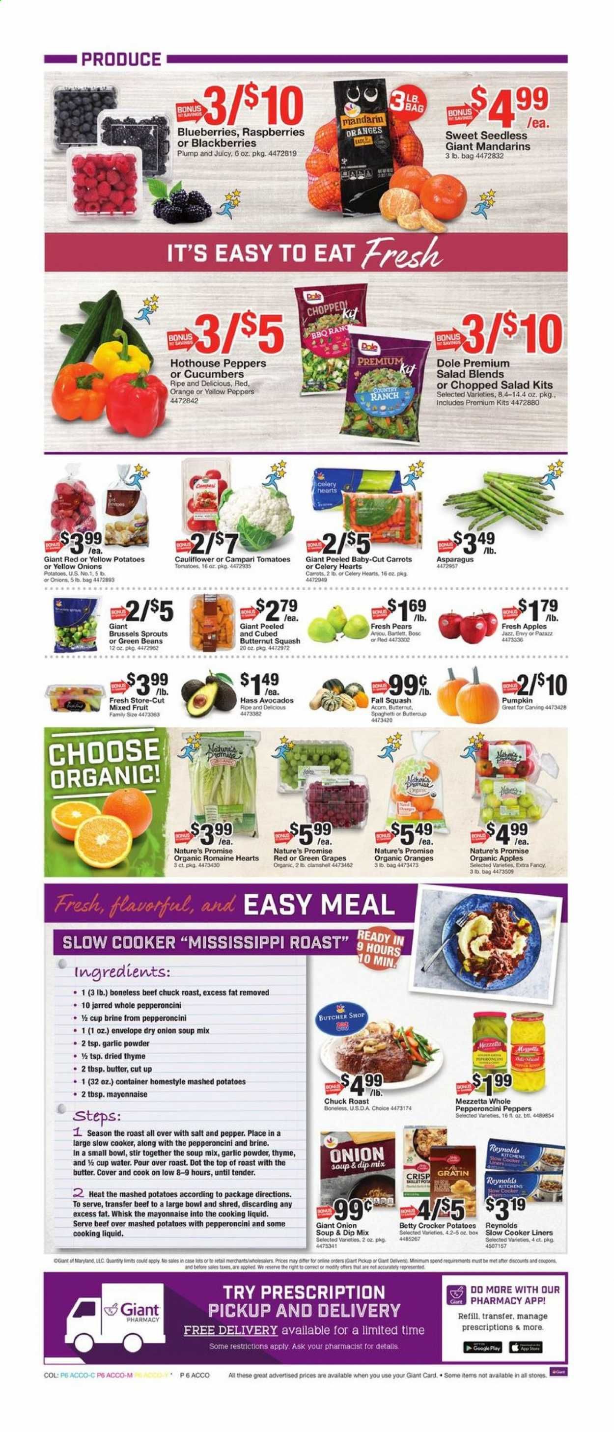 Giant Food Weekly Ad Flyer September 25 to October 1