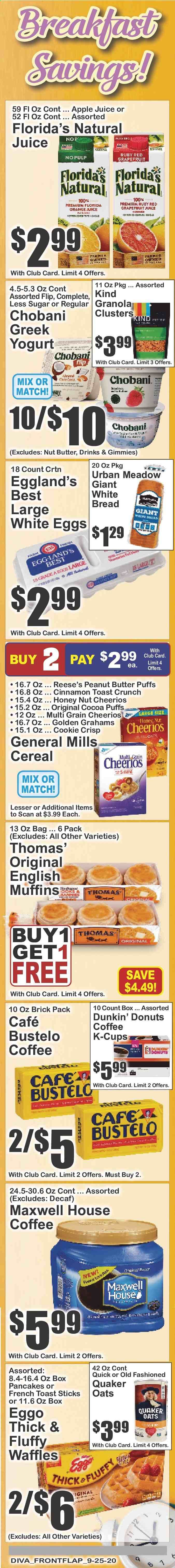 Key Food (NY) Weekly Ad Flyer September 25 to October 1