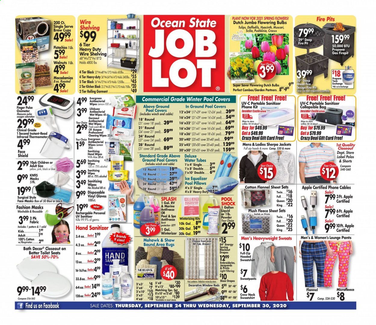 Ocean State Job Lot Weekly Ad Flyer September 24 to September 30