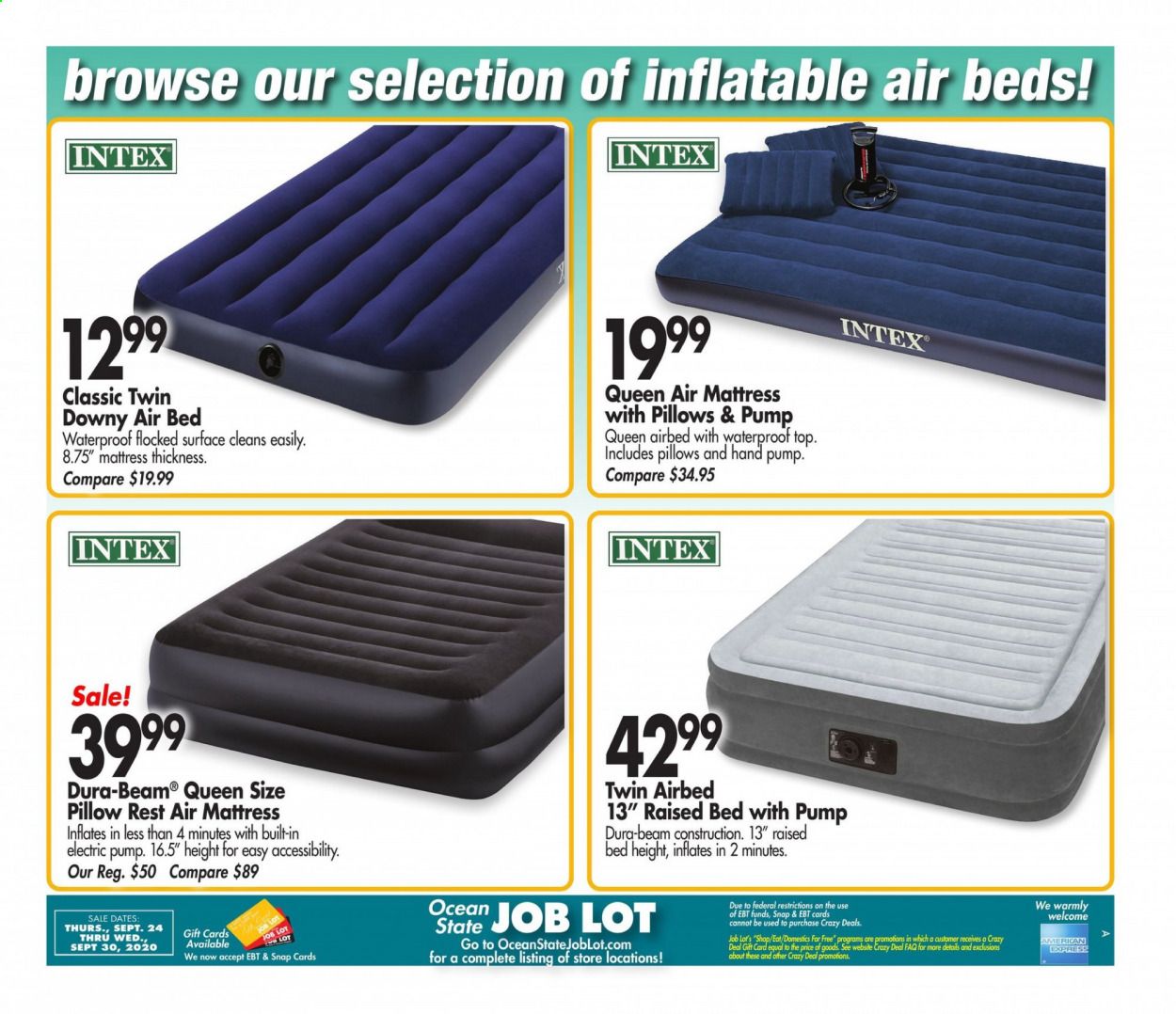 Ocean State Job Lot Weekly Ad Flyer September 24 to September 30