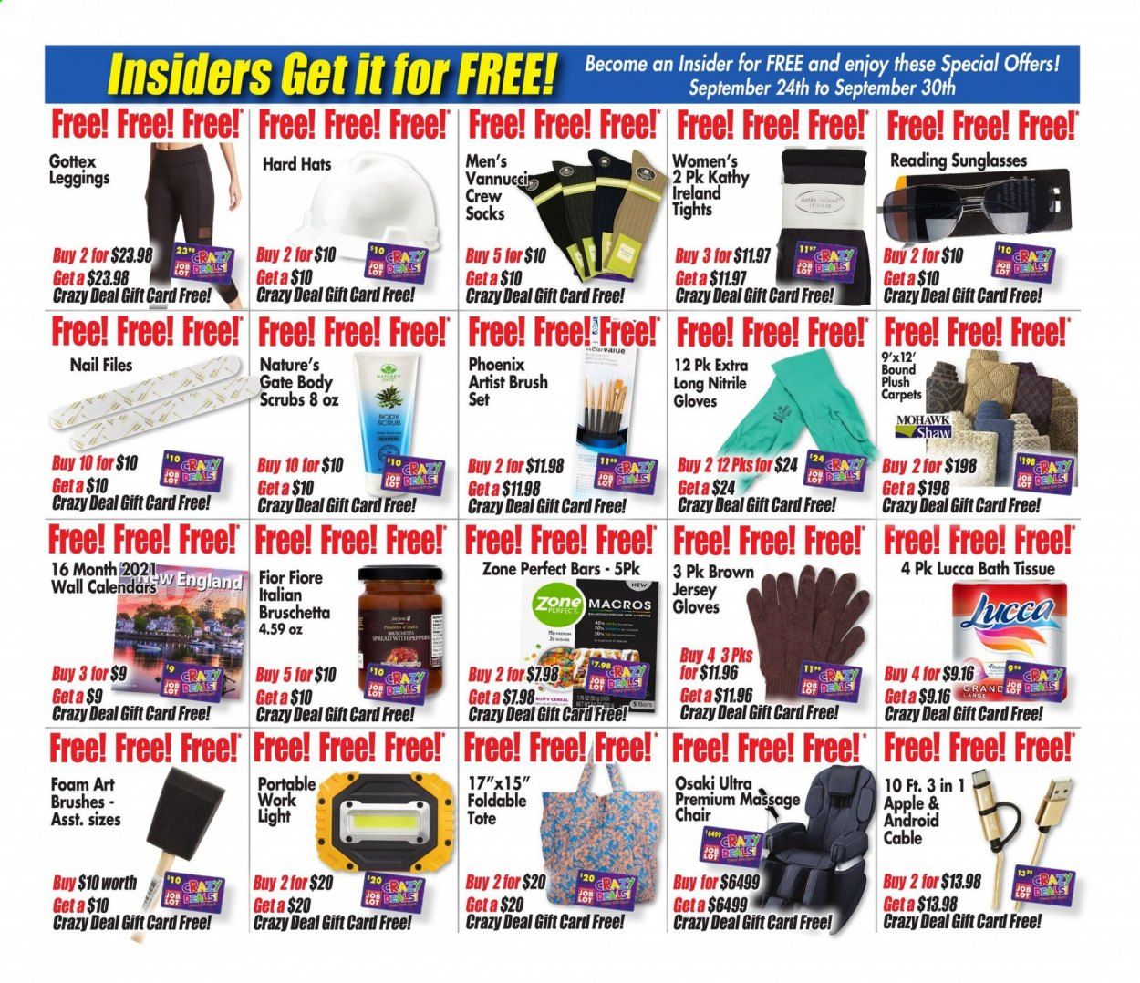 Ocean State Job Lot Weekly Ad Flyer September 24 to September 30