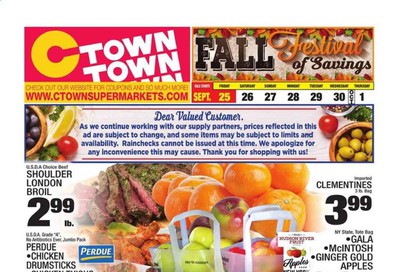 C-Town Weekly Ad Flyer September 25 to October 1