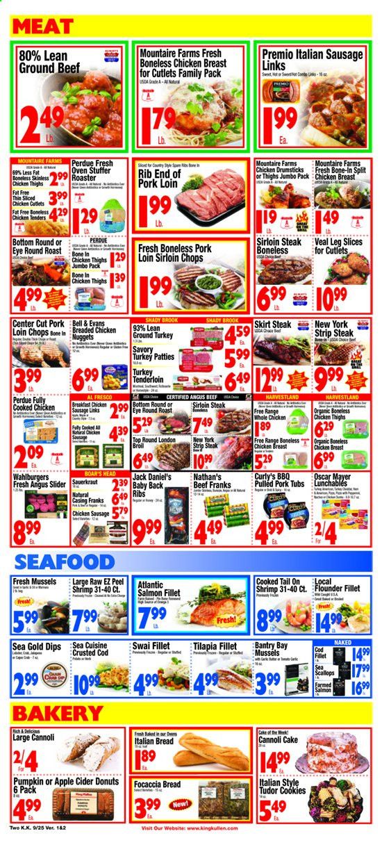 King Kullen Weekly Ad Flyer September 25 to October 1