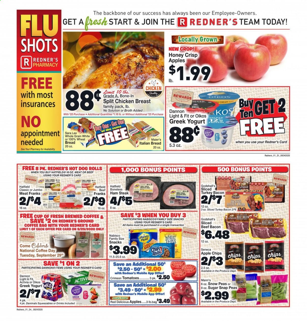 Redner's Markets Weekly Ad Flyer September 24 to September 30