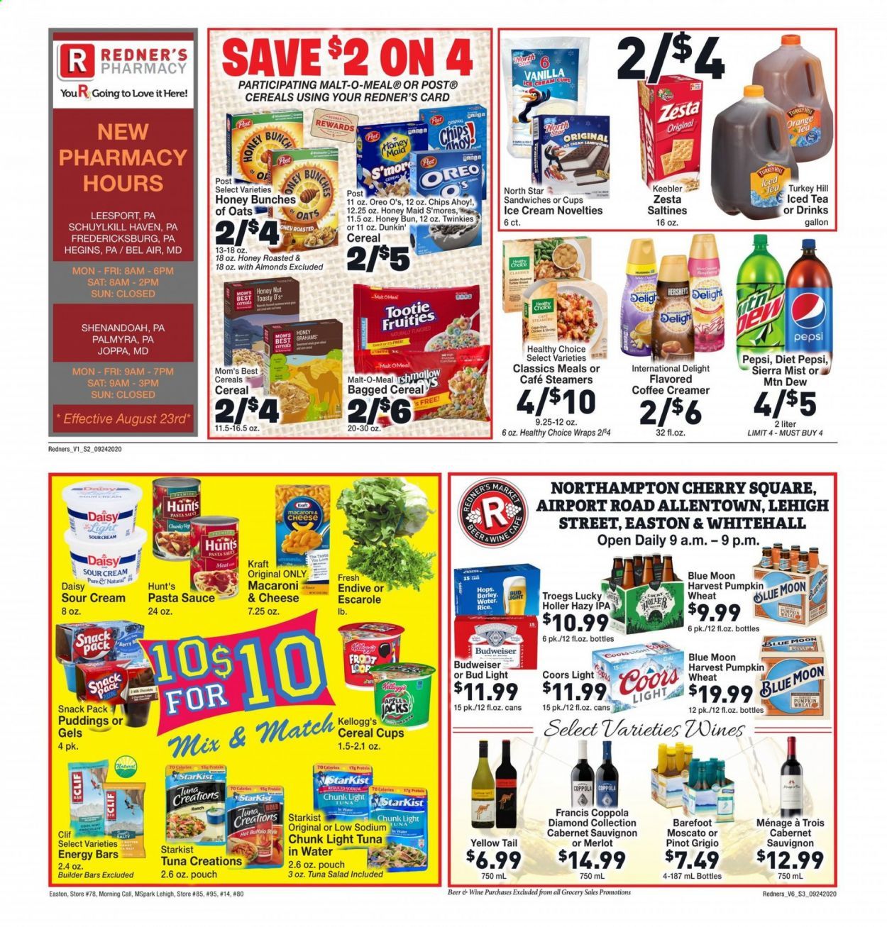 Redner's Markets Weekly Ad Flyer September 24 to September 30