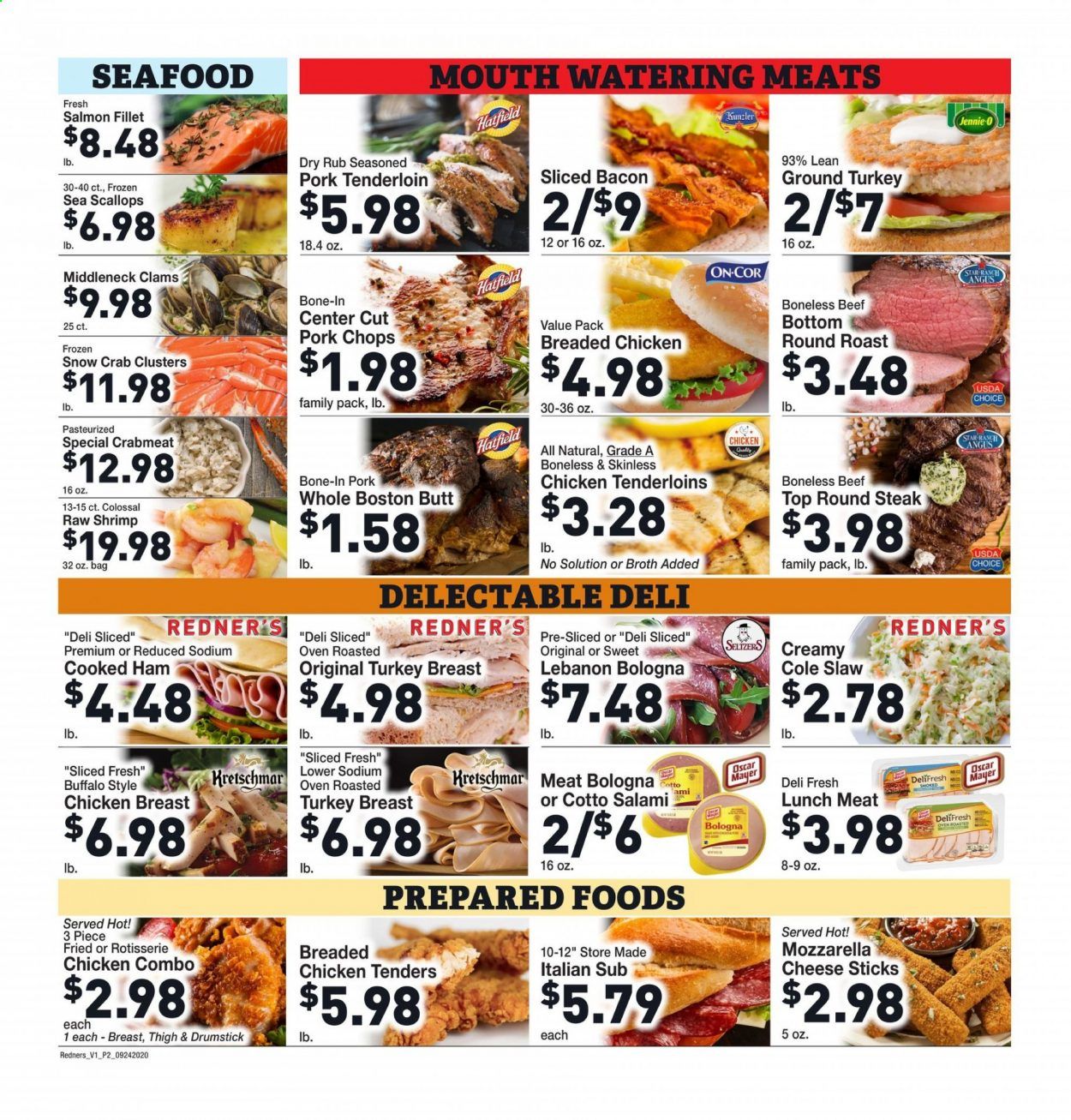 Redner's Markets Weekly Ad Flyer September 24 to September 30