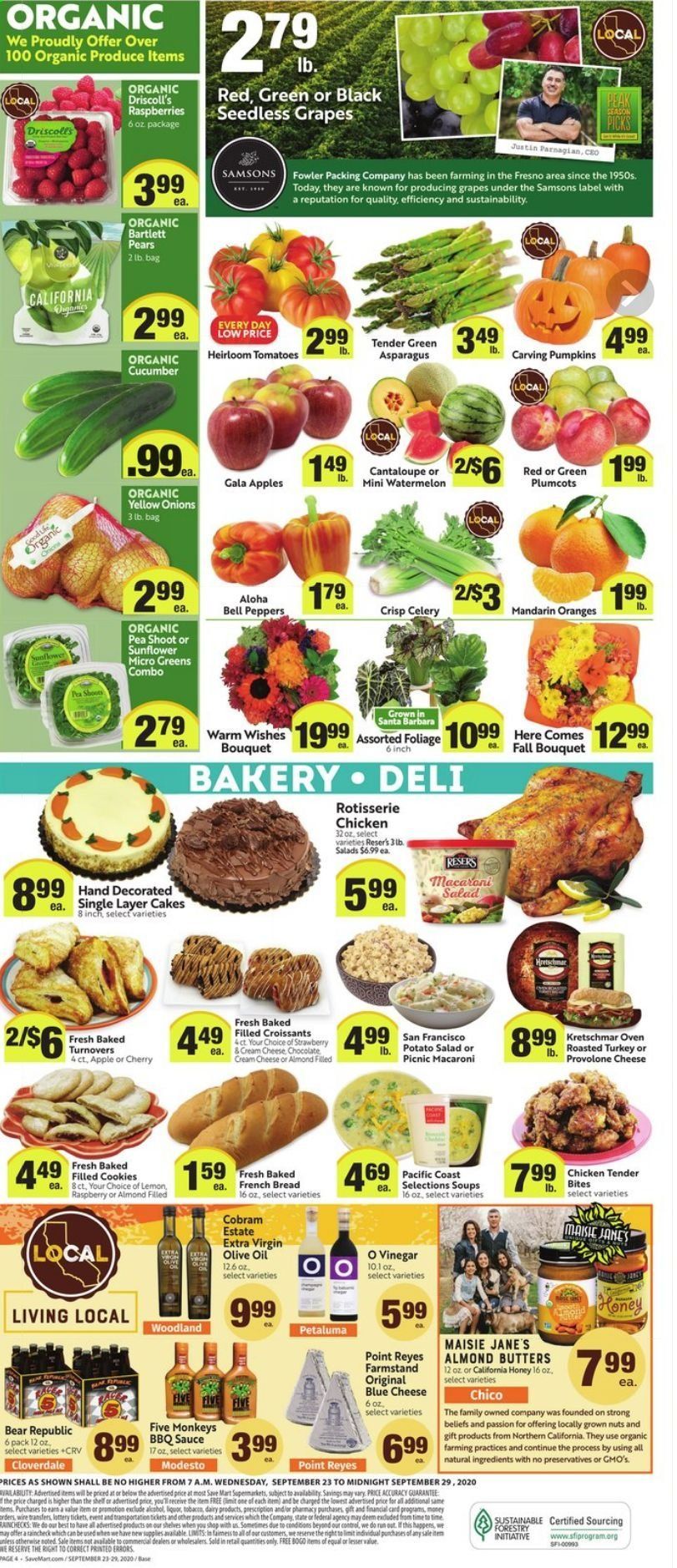 Save Mart Weekly Ad Flyer September 23 to September 29