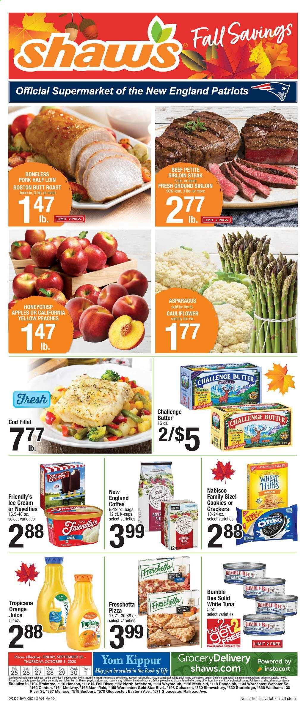 Shaw’s Weekly Ad Flyer September 25 to October 1