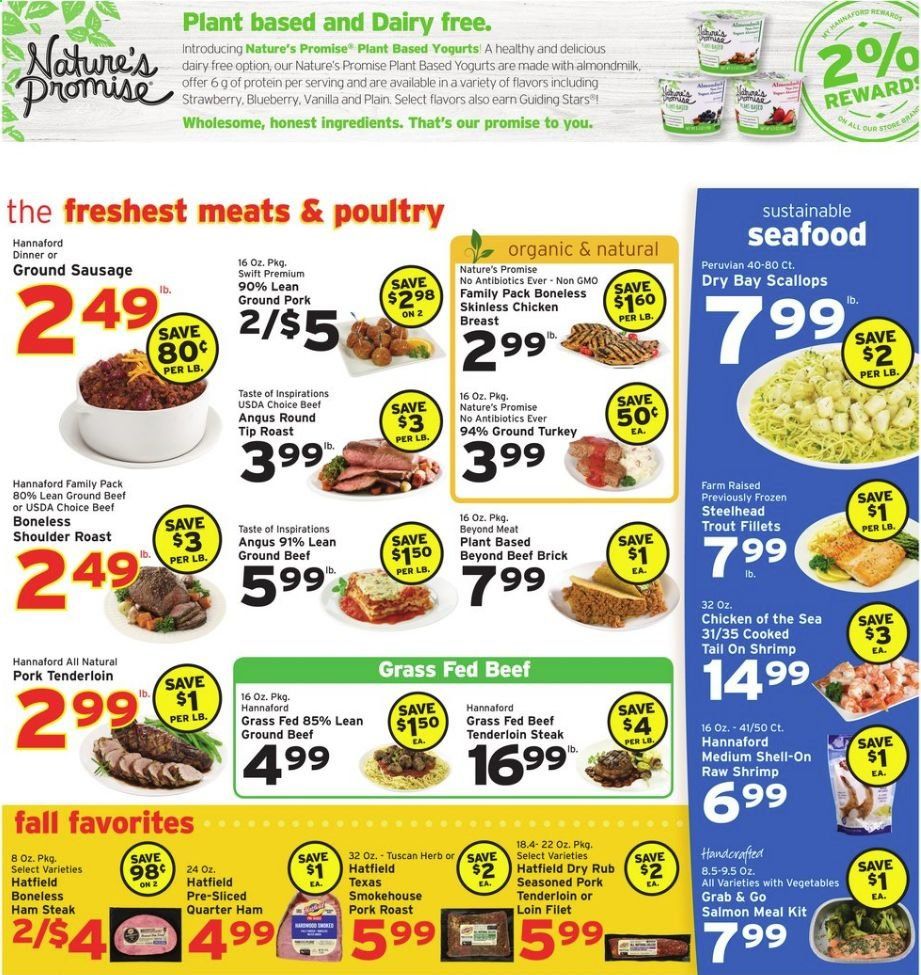 Hannaford (NY) Weekly Ad Flyer September 27 to October 3
