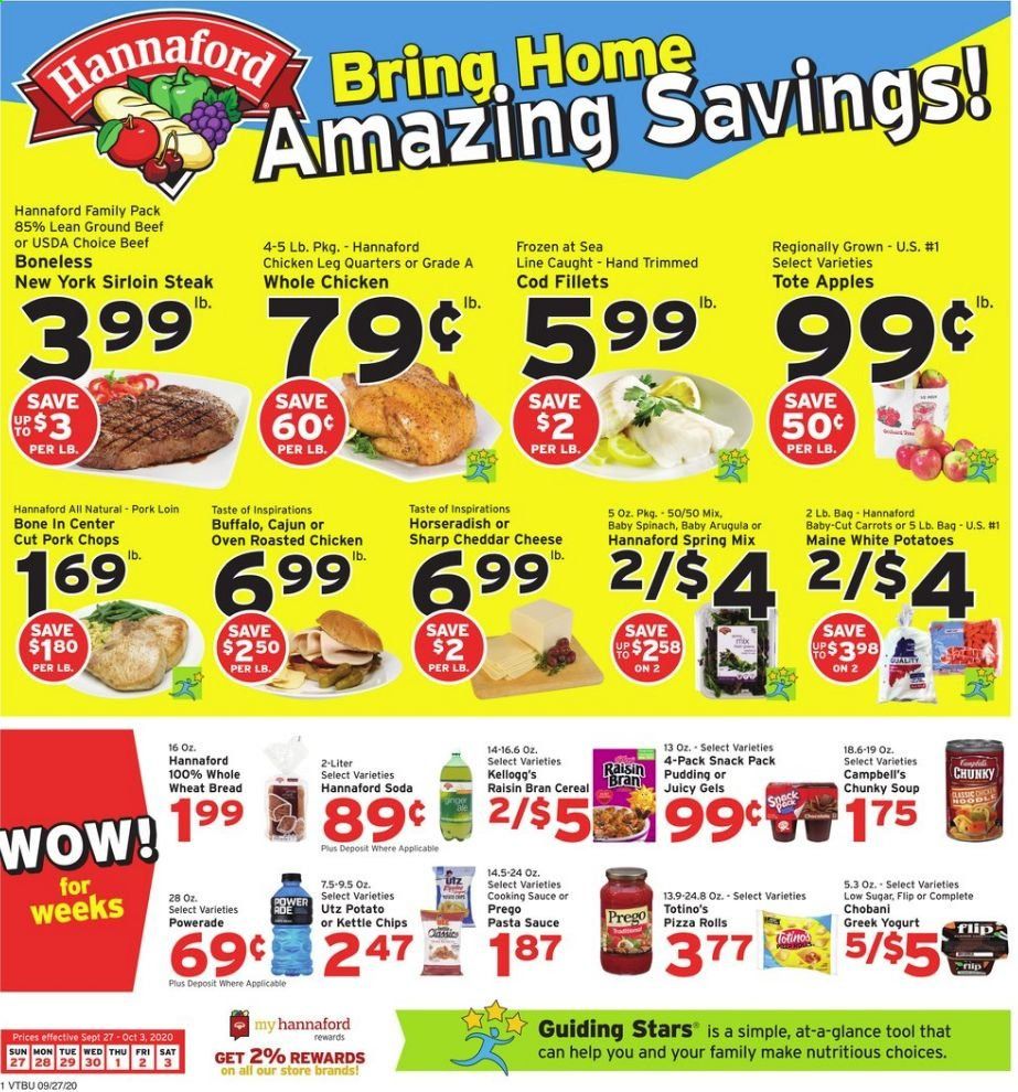 Hannaford (VT) Weekly Ad Flyer September 27 to October 3