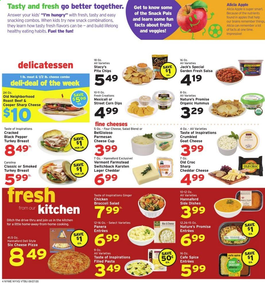 Hannaford (VT) Weekly Ad Flyer September 27 to October 3