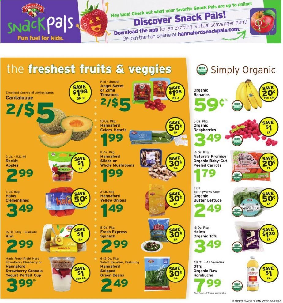 Hannaford (MA) Weekly Ad Flyer September 27 to October 3